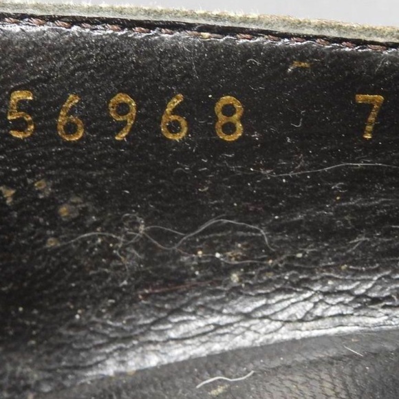 Gucci Women's 156968 Beige Monogram Pointed Toe Slip-On Pump Heels Size 7B W/COA - Picture 8 of 9